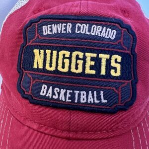 Vintage Style Denver Nuggets NBA Zephyr Red Snap Back Trucker‎ Hat Cap
